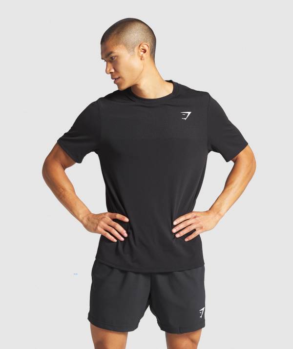 Panske Tricka Gymshark Vital Čierne | HF5132890
